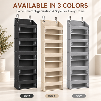 TODAY'S SPECIAL OFFER | Over the Door Organizer with Pockets for Bedroom, Bathroom, Pantry & Closet Storage，6-Tier