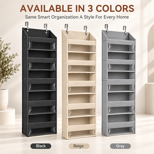 🔥 Add One More for 40% OFF | 6-Tier Over-the-Door Organizer – Only 8 Left